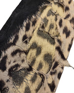 Fall/Winter 2001 Roberto Cavalli Leopard & Fur Print Jeans