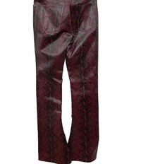 Custom Waxed Snakeskin Jeans