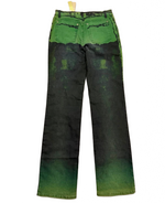 2000s Roberto Cavalli Green Gradient Jeans