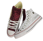Custom studded converse's