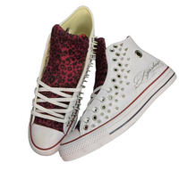 Custom studded converse's