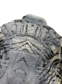 FW2004 Roberto Cavalli zebra scratched Jacket