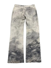 FW 1994 Roberto Cavalli Venus Art Print Angel Renaissance Jeans