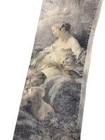 FW 1994 Roberto Cavalli Venus Art Print Angel Renaissance Jeans
