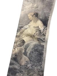 FW 1994 Roberto Cavalli Venus Art Print Angel Renaissance Jeans