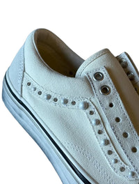 White Vans LX Old Skool 36 pearlized pack
