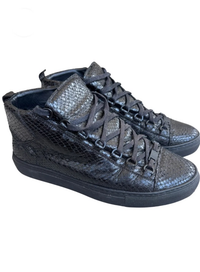 Balenciaga Arena Black Snakeskin