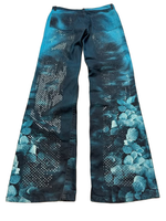 F/W 2000 Roberto Cavalli Blue Floral Spectrum Jeans